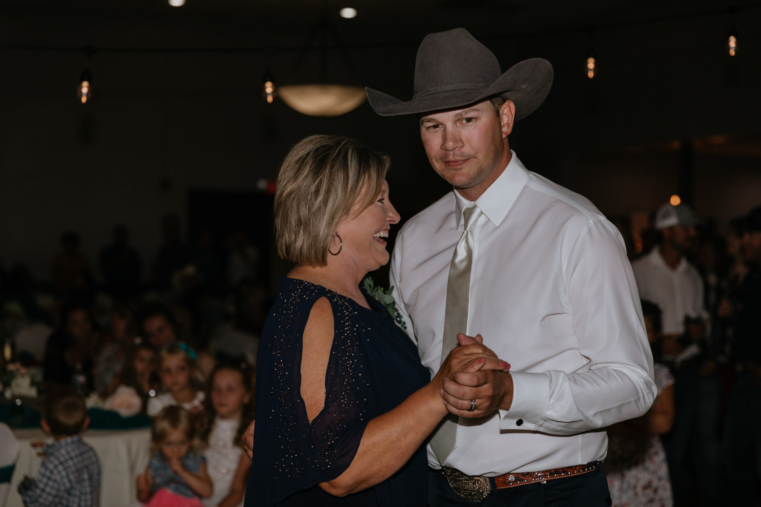 Wyatt dance with his mom.