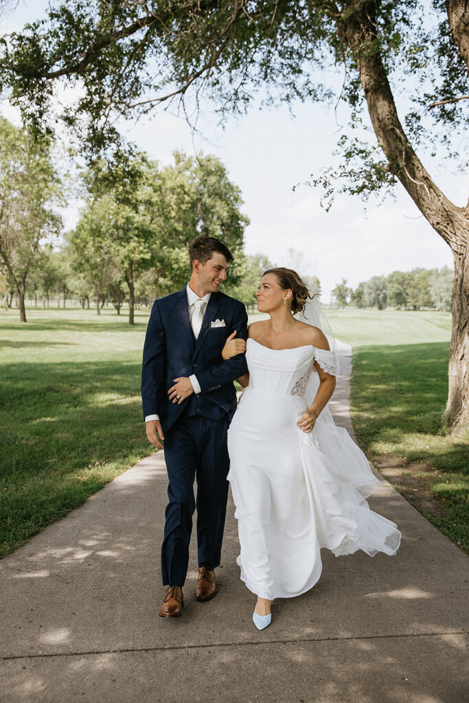 couple at their dream bridal portraits