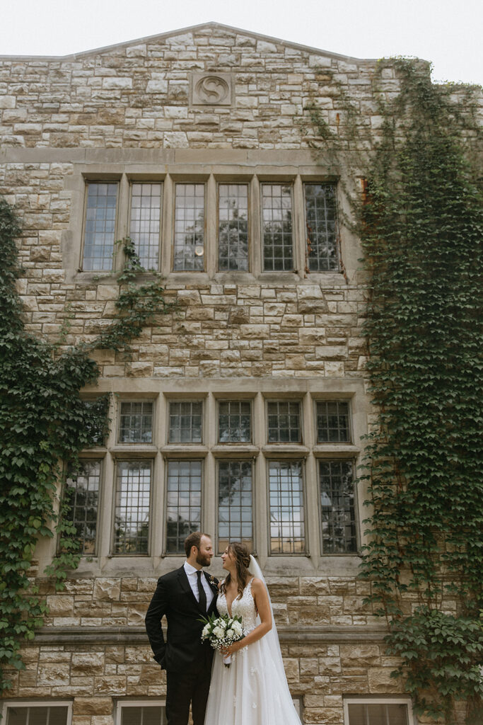 Couple at their dream wedding venue