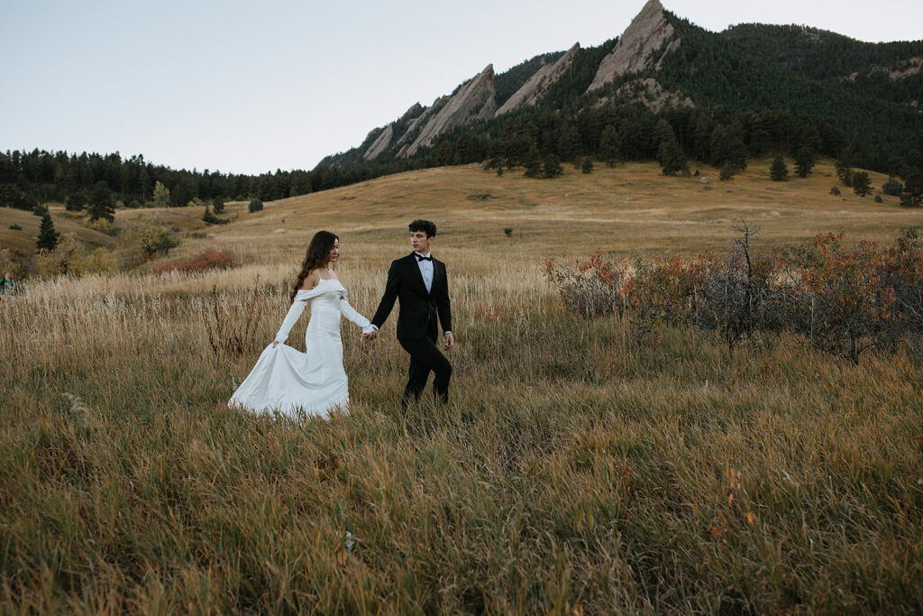 Cute picture of the bride groom during their bridal portraits