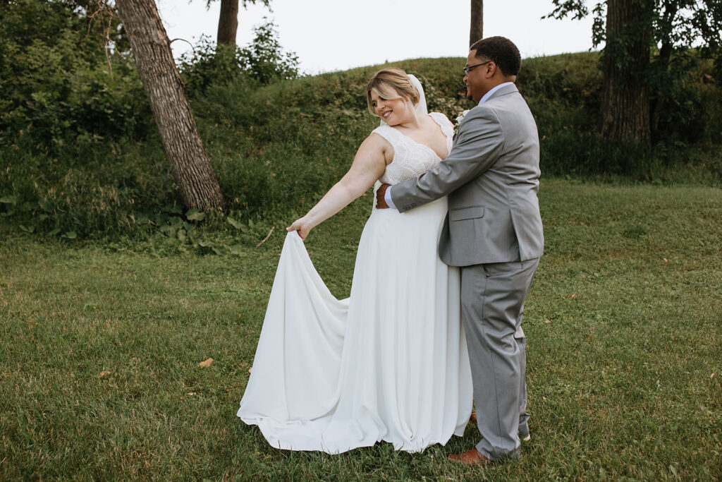cute couple at their dream bridal portraits