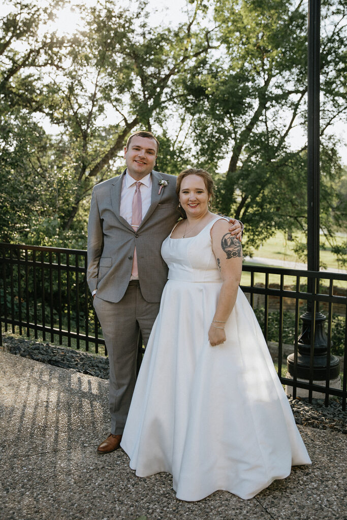 cute couple at their dream photoshoot in fargo