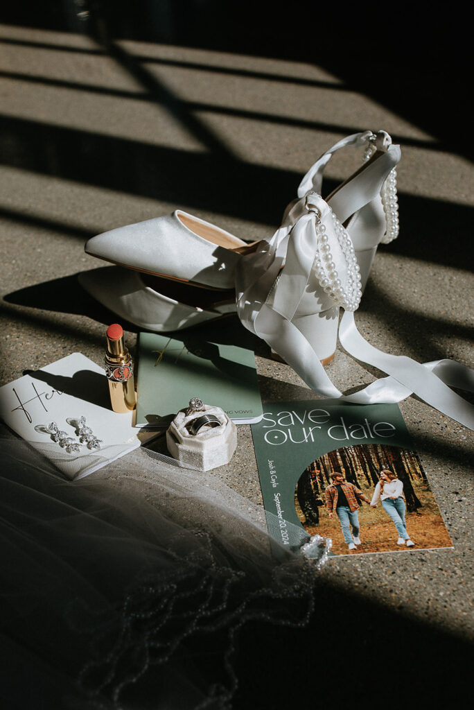 cute closeup of the whimsical wedding day