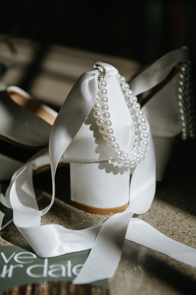 stunning picture of the wedding shoes