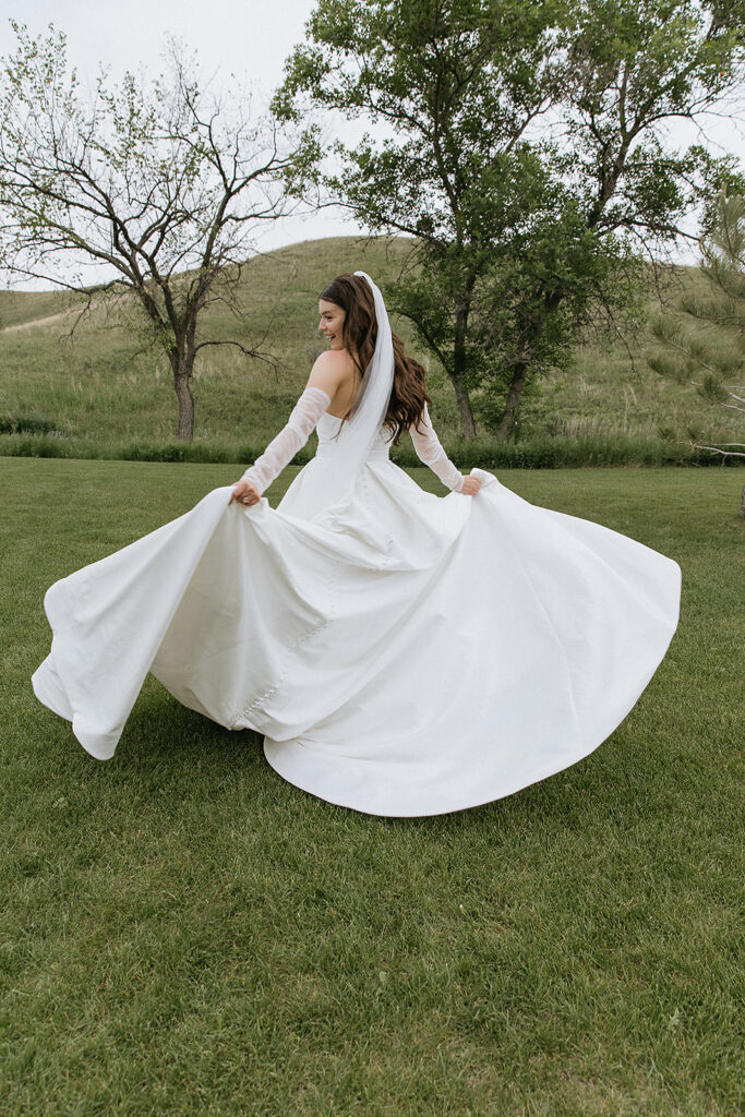 Stunning portrait of the bride