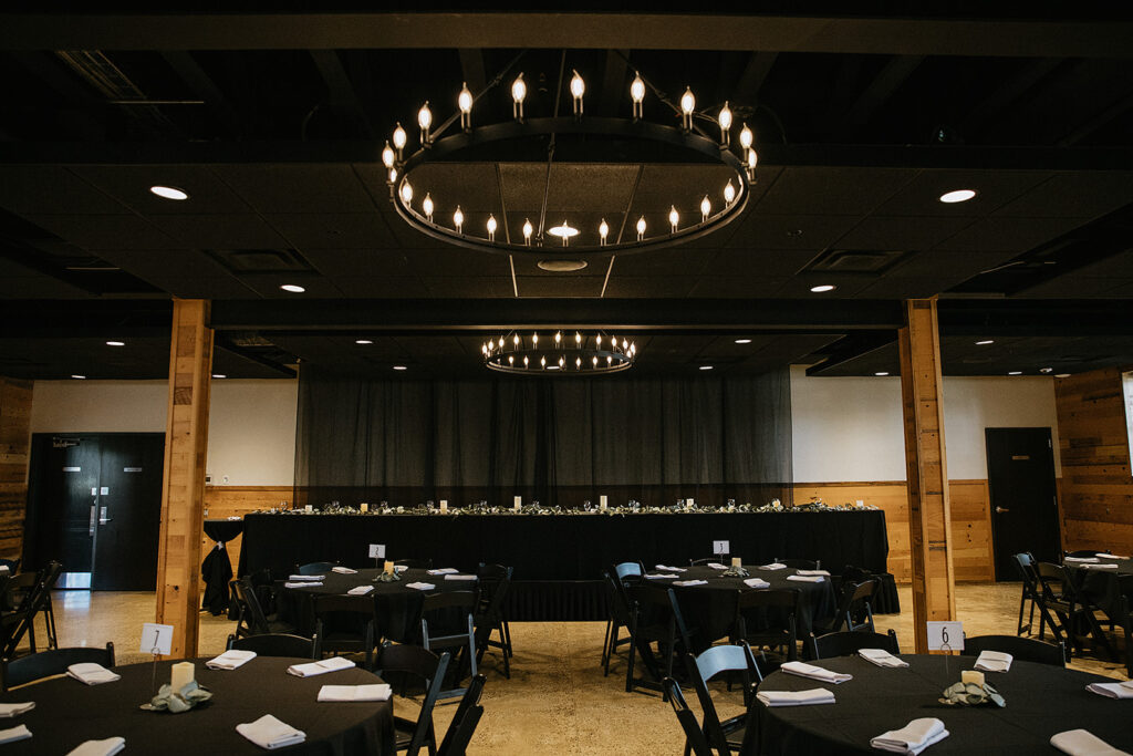 Stunning wedding reception decor