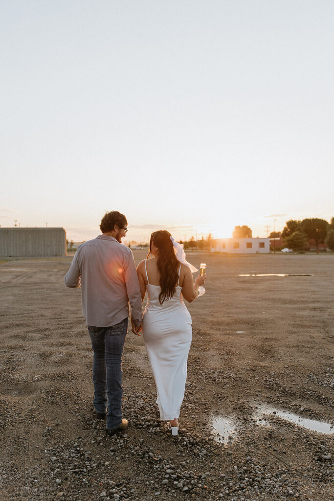 fun and playful golden hour photoshoot