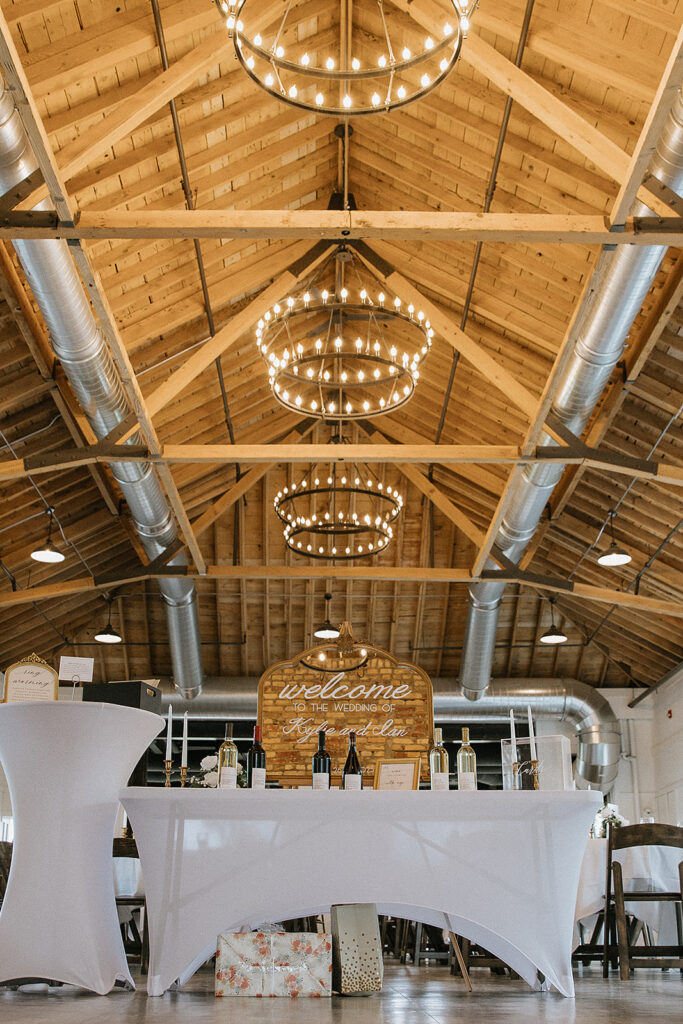 timeless wedding reception details 