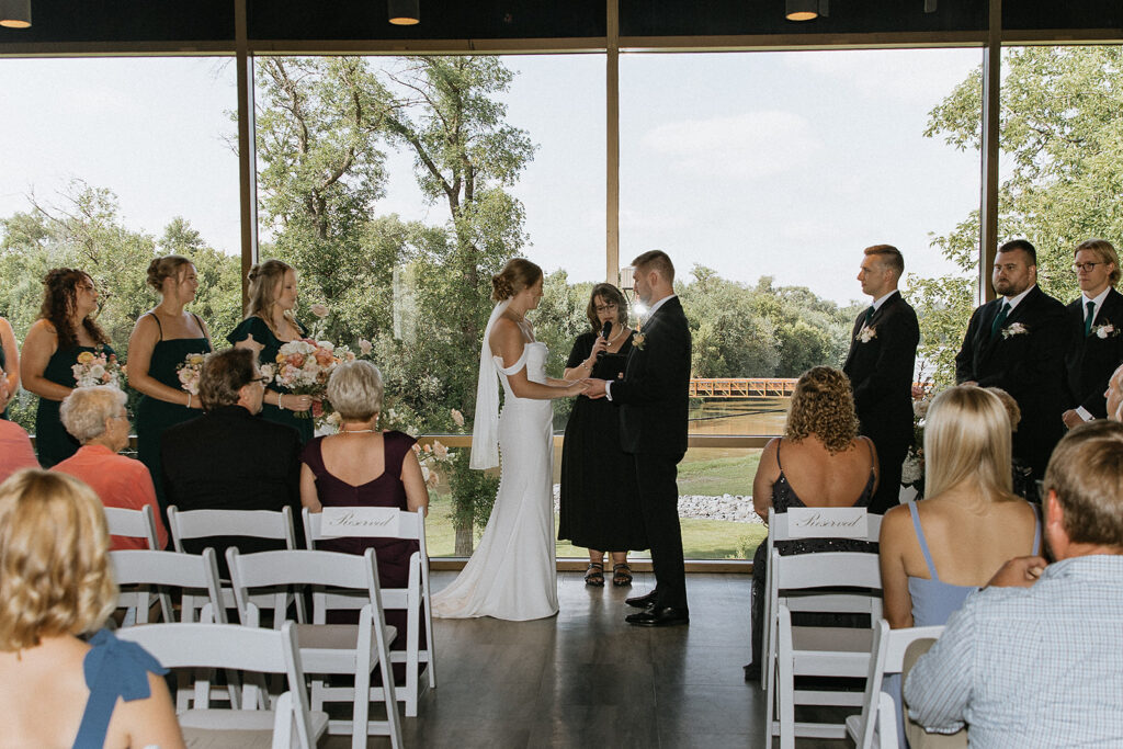 Kylie & Ian’s Romantic Modern Wedding at RiverHaven Events Center