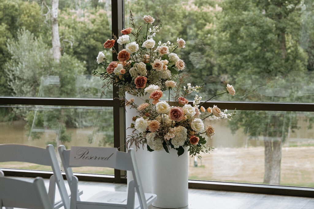 stunning florals at the ceremony