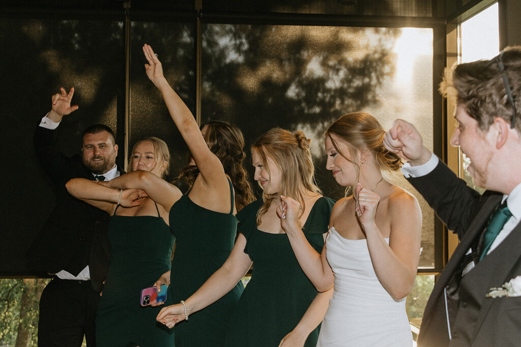 guests at the reception party