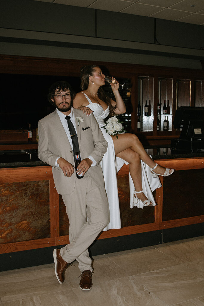 cute picture of the newlyweds