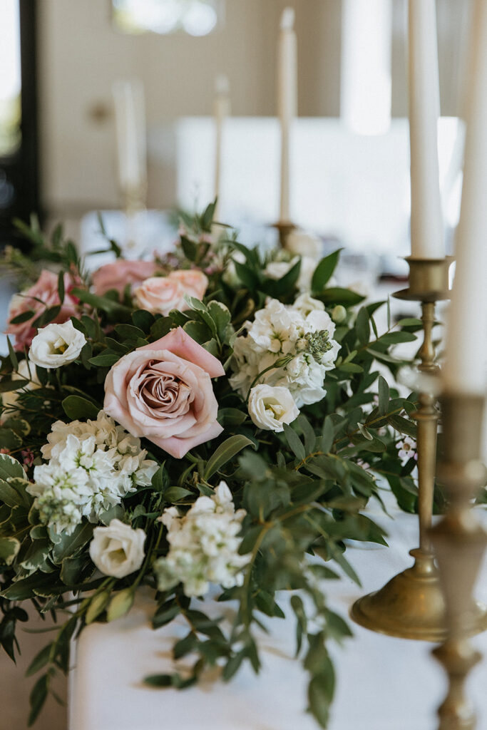 Florals at the reception party