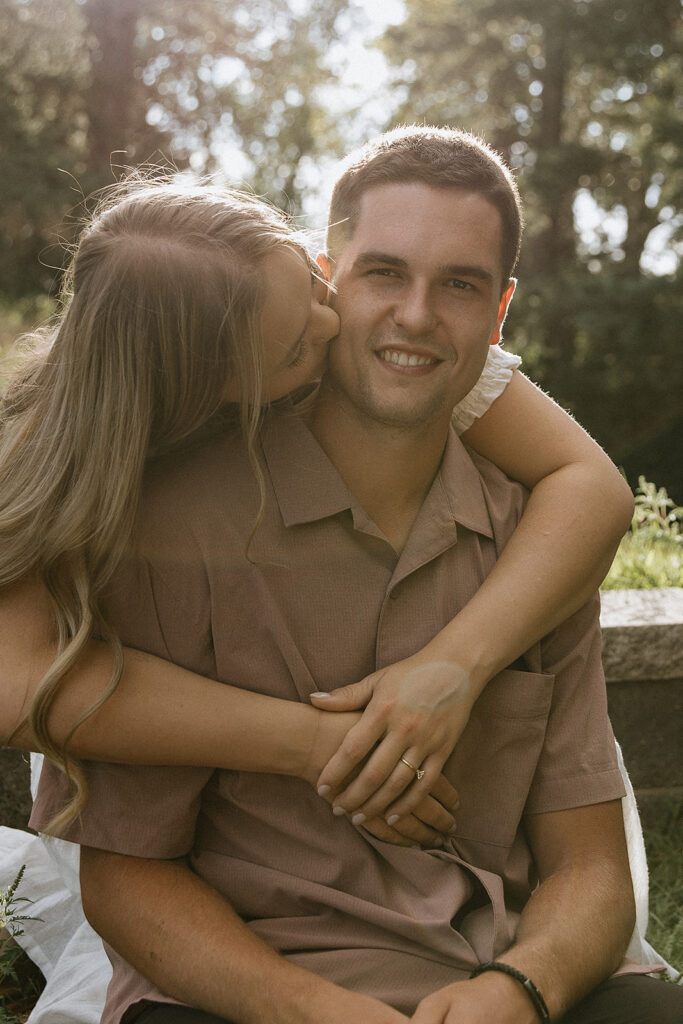 Stunning golden hour couple portraits