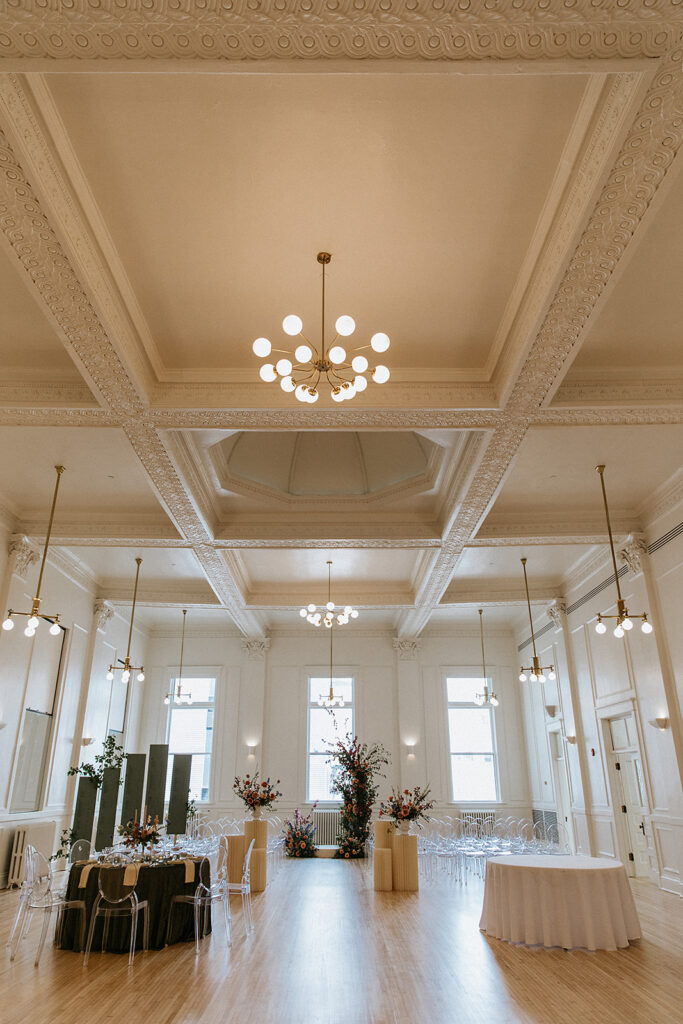 Stunning wedding reception decor