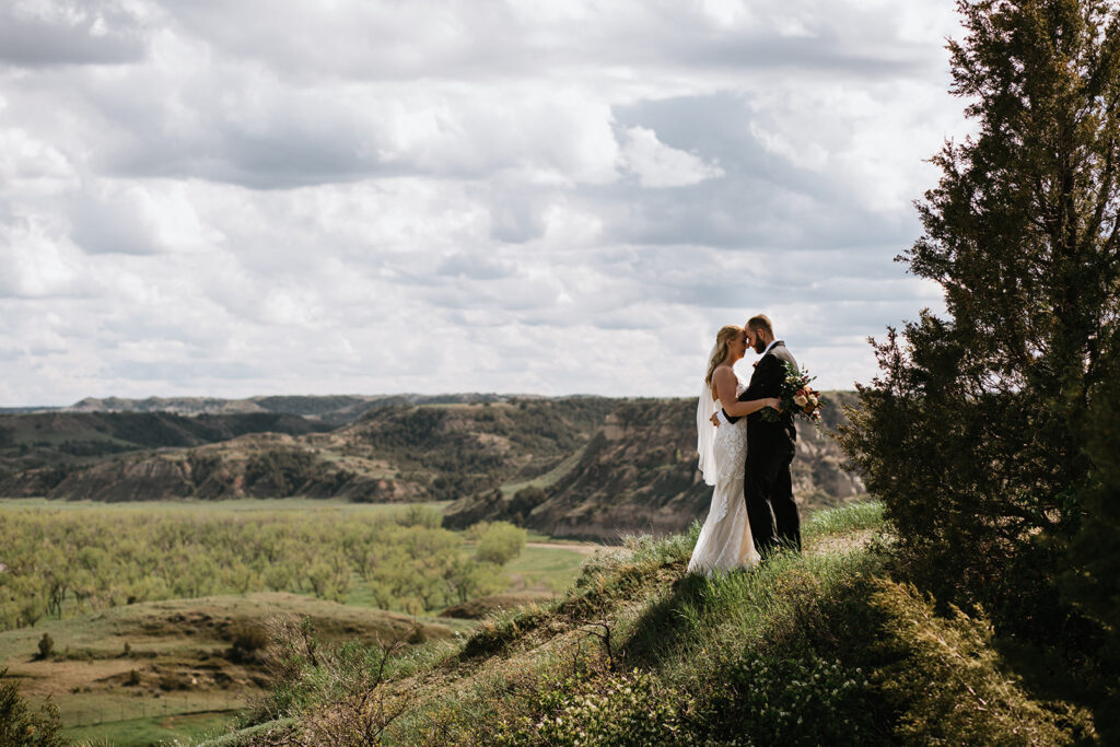 stunning picture of the newlyweds