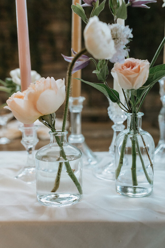 beautiful details at the reception
