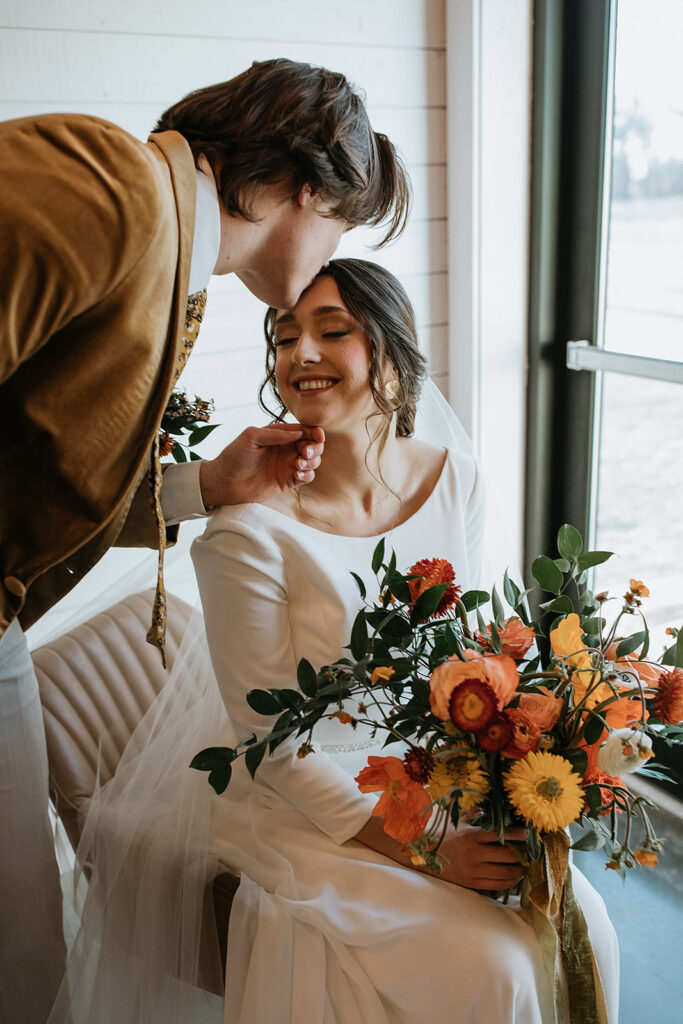 happy couple at their dream reception