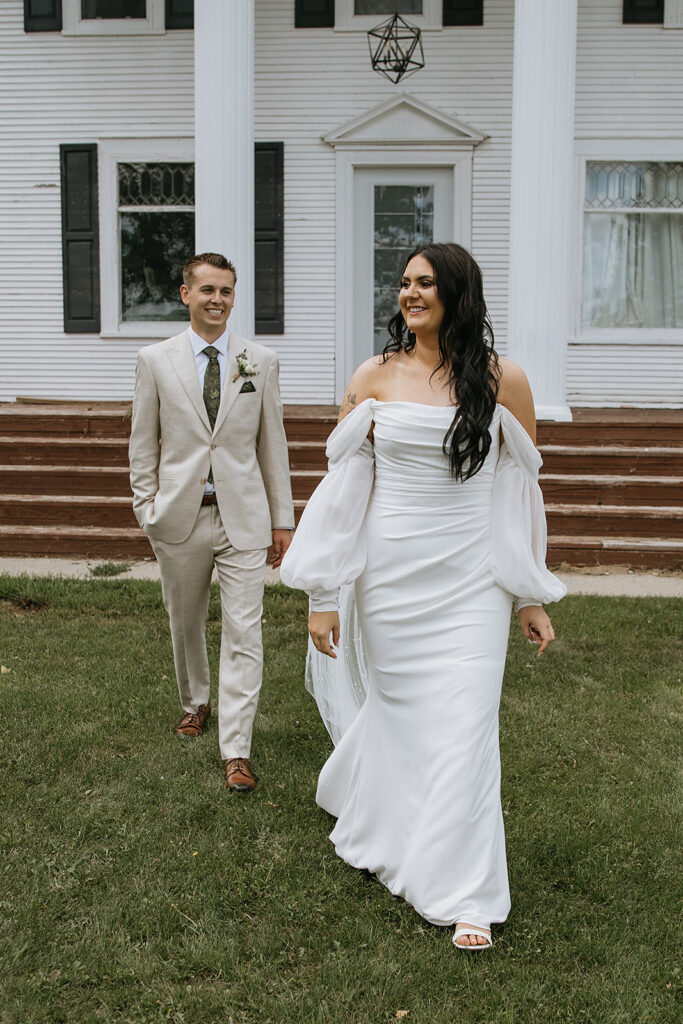 Morgan & Cole’s Luxe Prairie Meadow Events Wedding in Dawson, North Dakota