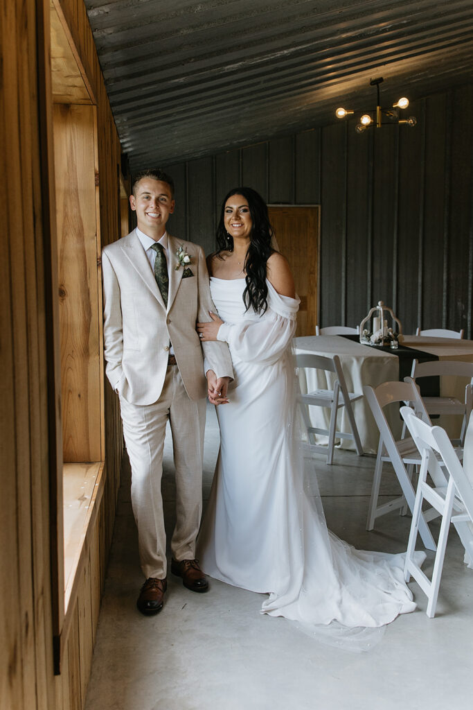 stunning bridal portraits at their dream wedding