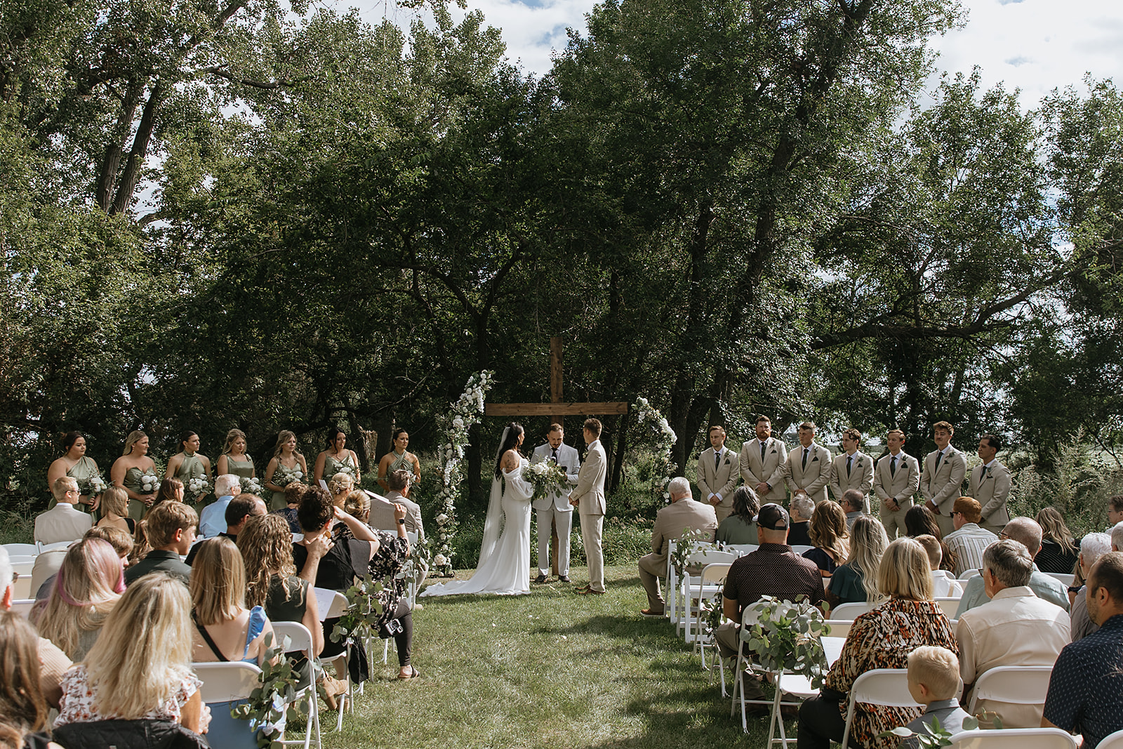 Morgan & Cole’s Luxe Prairie Meadow Events Wedding in Dawson, North Dakota