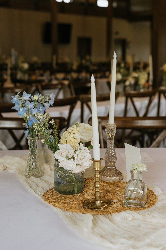 stunning florals at the reception