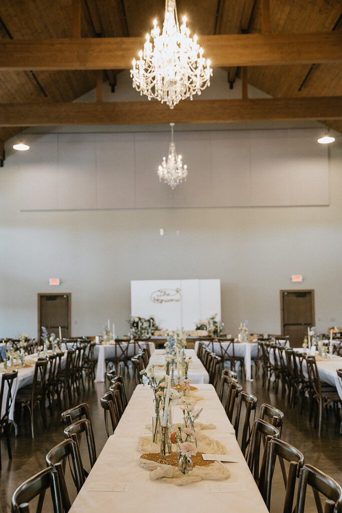 elegant and timeless wedding reception details 