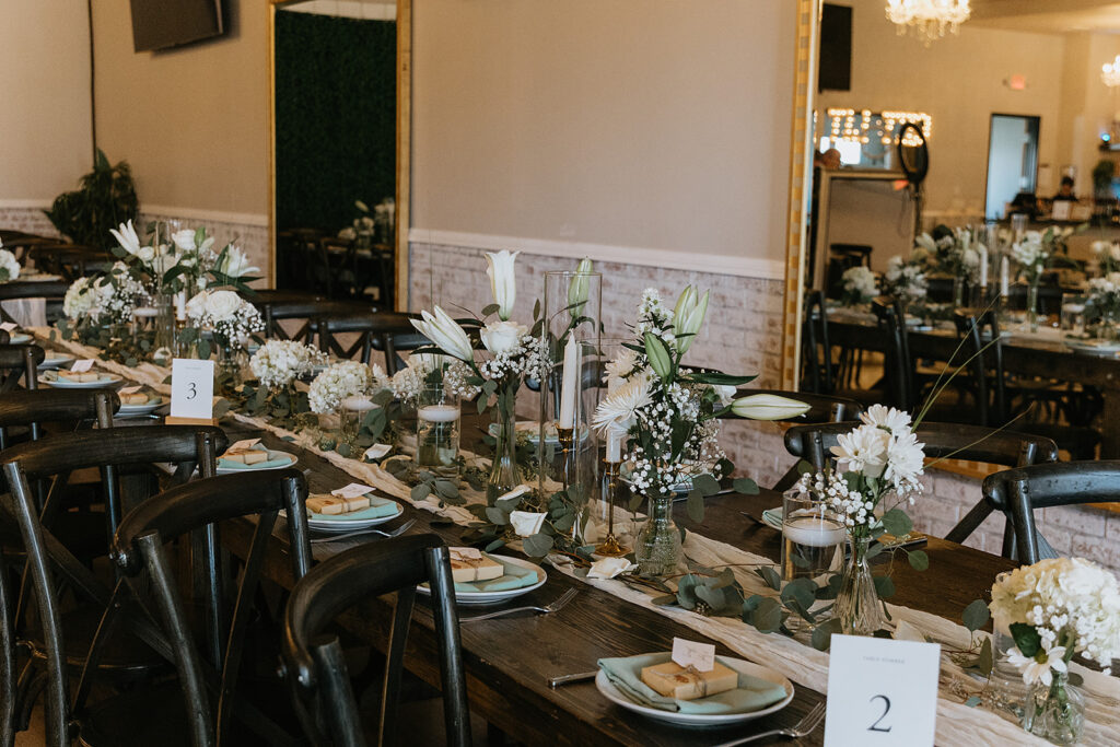 elegant and timeless reception decor 