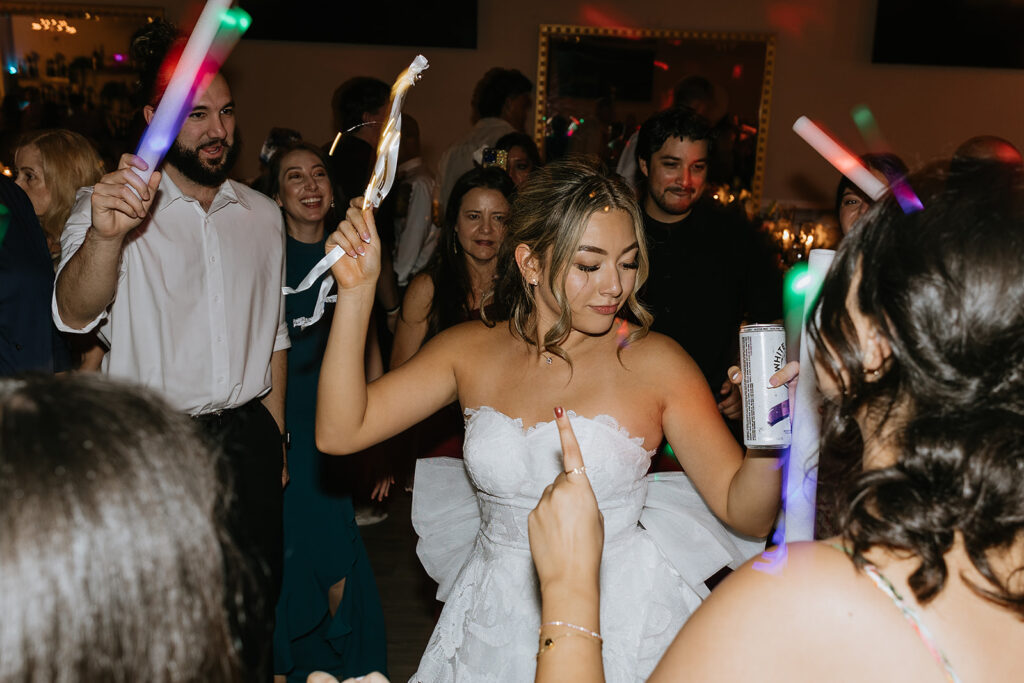 fun wedding reception party