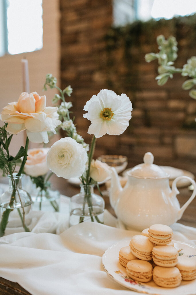 stunning florals at the reception details